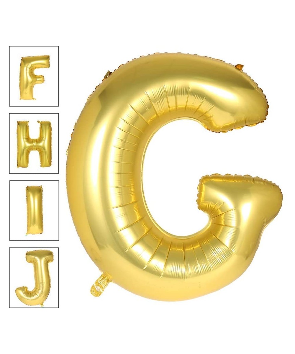 40 Inch Jumbo Gold Alphabet G Balloon Giant Prom Balloons Helium Foil Mylar Huge Letter Balloons A to Z for Birthday Party De...