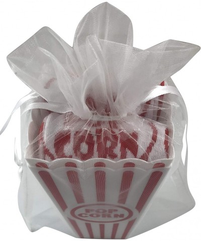 Movie Lovers Accessory Gift Set with 2 Pairs of Popcorn Socks and Two Buckets - CX18IEU477E $12.76 Favors