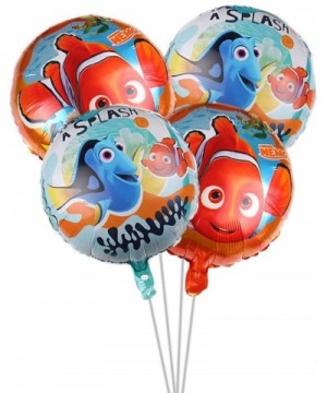 4 pcs Finding Nemo balloon Finding Nemo theme party supplies- large 18 inch aluminum film balloon birthday party supplies dec...