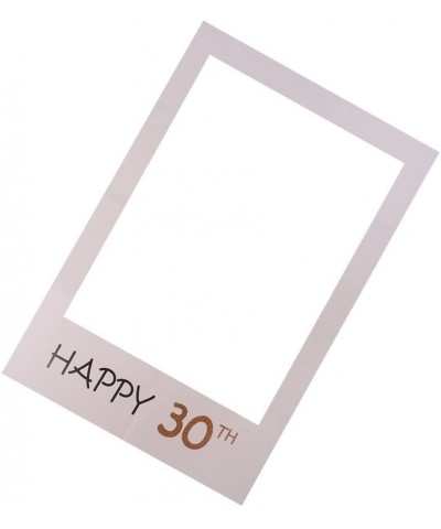 Happy 30th Birthday DIY Paper Picture Frame Cutouts Photo Booth Props for Birthday Party Suppliers - C4188YYUHOW $5.75 Photob...