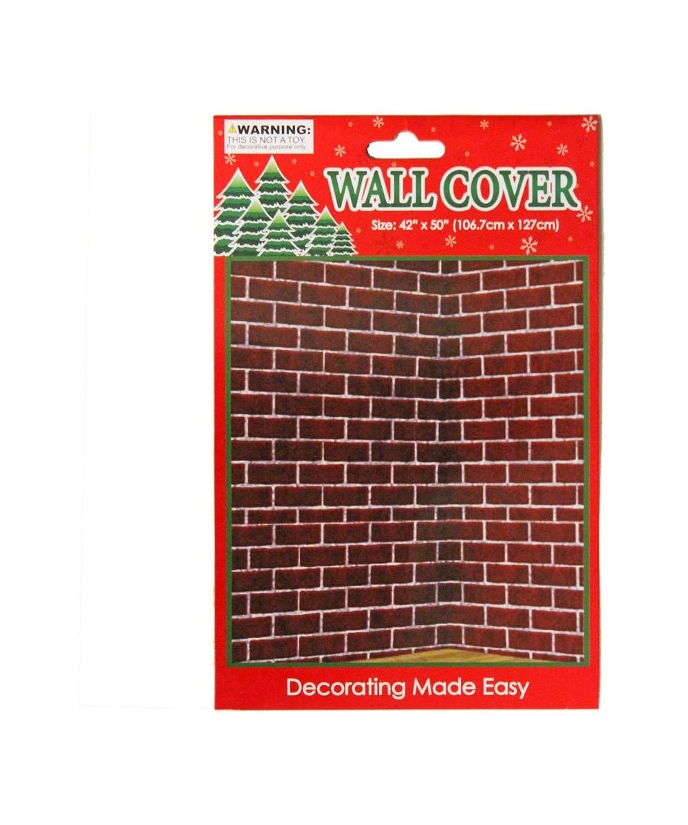 Brick Wall wallcover Photo and Christmas Party Backdrop - C3187IYMYEL $5.09 Banners