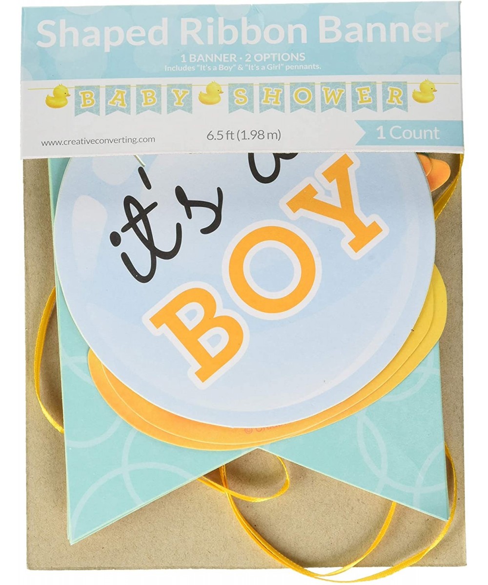 Rubber Ducky Baby Shower Letter Banner - CM11W2B9MSX $6.03 Banners & Garlands