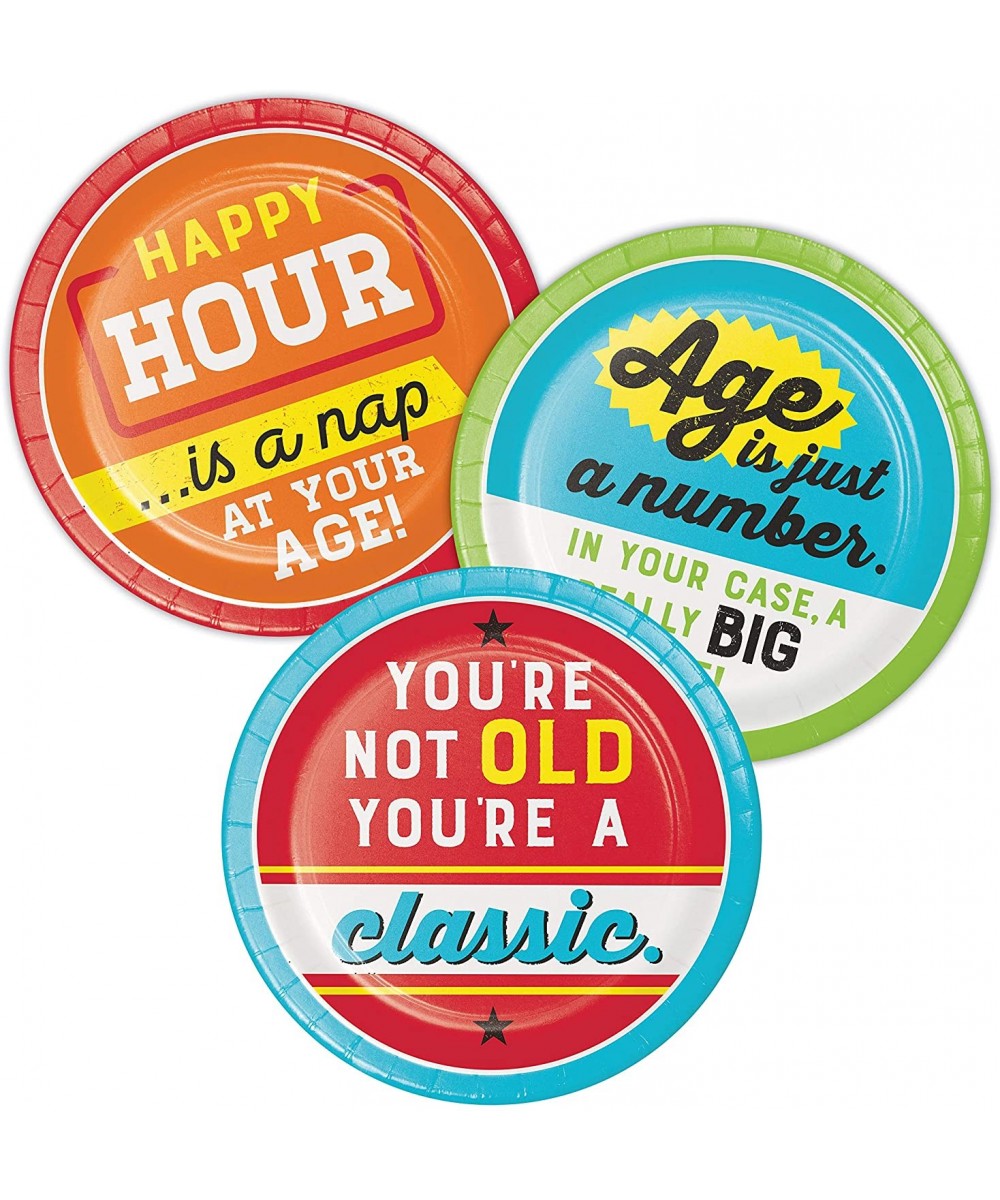 Old Age Humor Dessert Plates- 24 ct - CI18R95009R $7.54 Tableware