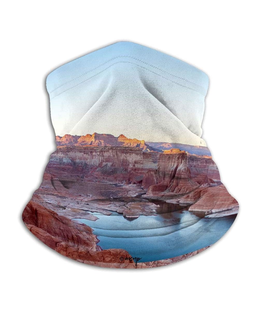 Face Mask Custom 3D Seamless Half Face Bandana Balaclava - Top View of Lake Powell and Glen Canyon in Arizona - Multi-Purpose...