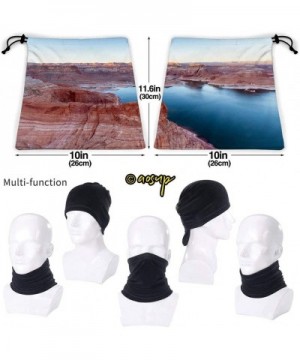 Face Mask Custom 3D Seamless Half Face Bandana Balaclava - Top View of Lake Powell and Glen Canyon in Arizona - Multi-Purpose...