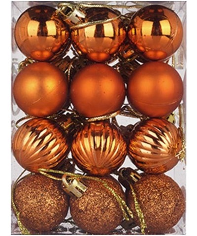 Christmas Balls Ornaments for Xmas Tree - 24Pcs Mini Christmas Decorations Tree Balls Hanging Baubles for Holiday Wedding Par...