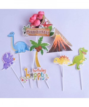 Dinosaur Happy birthday cake topper -Cartoon theme Cake Topper for Hero Theme Birthday cartoon Party Decoration Suppliers - C...