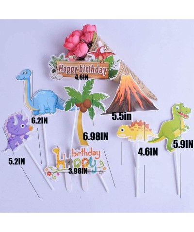 Dinosaur Happy birthday cake topper -Cartoon theme Cake Topper for Hero Theme Birthday cartoon Party Decoration Suppliers - C...