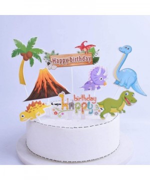 Dinosaur Happy birthday cake topper -Cartoon theme Cake Topper for Hero Theme Birthday cartoon Party Decoration Suppliers - C...