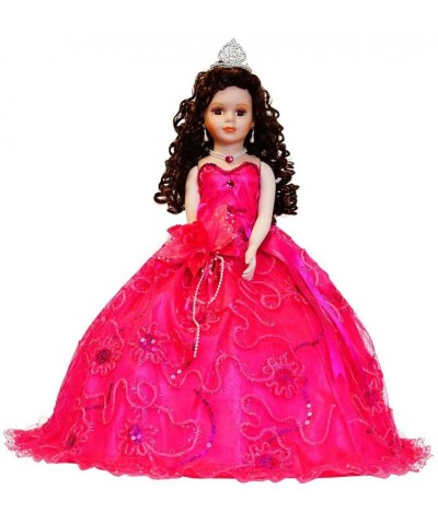 18" Porcelain Quinceanera Umbrella Doll (Quince Anos)~ Fushia ~ KK18725-9 - CA186EHS09Z $34.35 Centerpieces