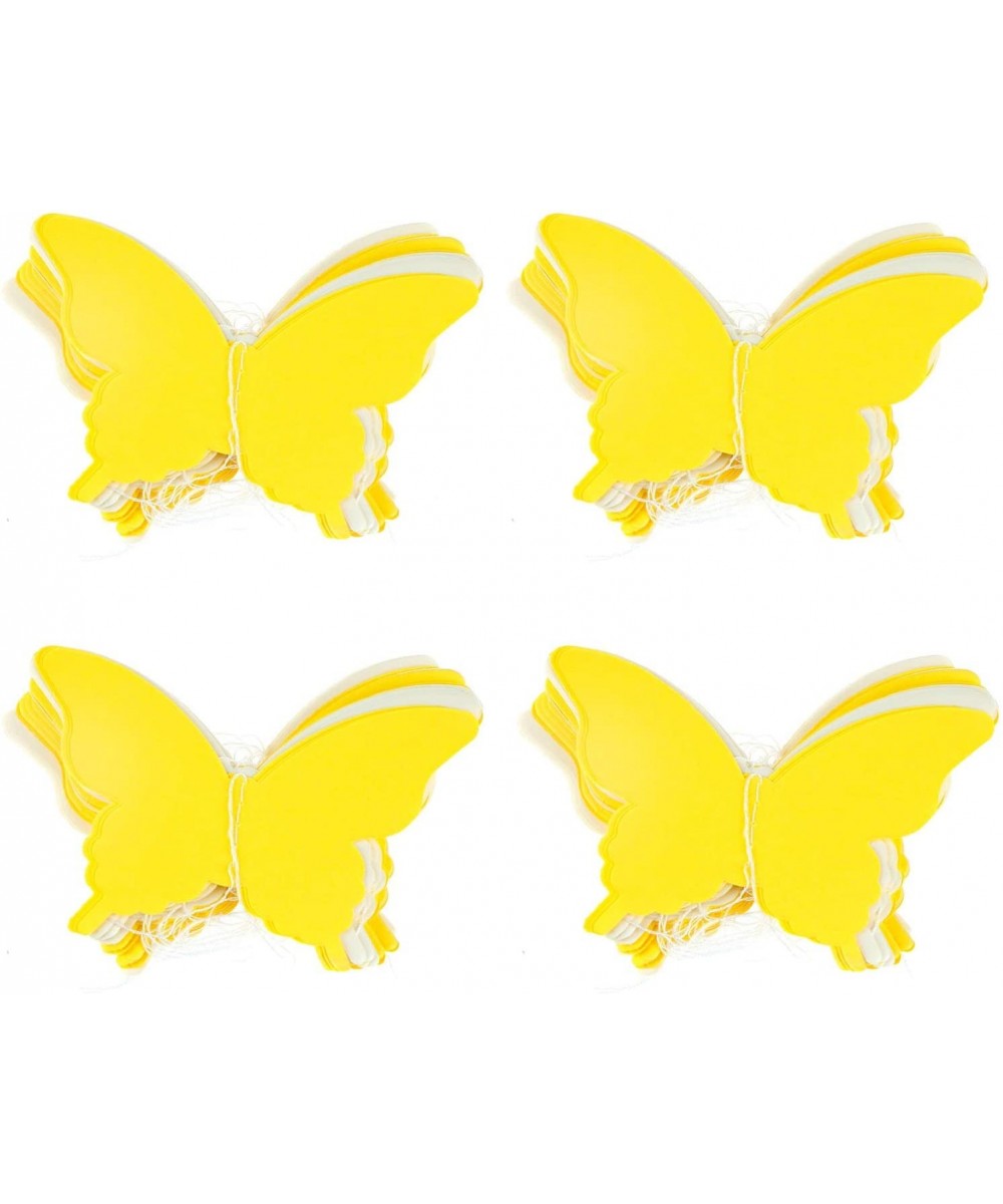 4 Pcs Colorful Butterfly Hanging Decorations Paper String Banner Decoration Children's Room Shopping Mall Window Decoration W...
