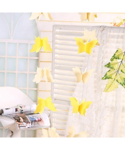 4 Pcs Colorful Butterfly Hanging Decorations Paper String Banner Decoration Children's Room Shopping Mall Window Decoration W...