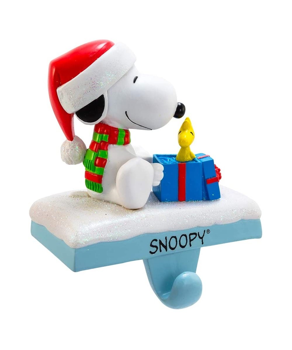 Snoopy and Woodstock Stocking Holder- 4.6-Inch - CK11JP3T713 $18.12 Stockings & Holders