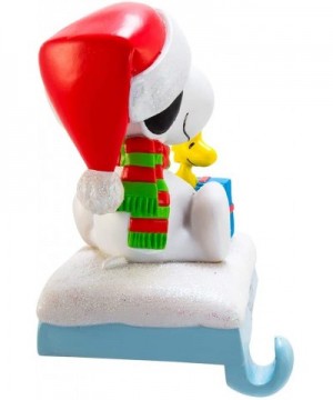 Snoopy and Woodstock Stocking Holder- 4.6-Inch - CK11JP3T713 $18.12 Stockings & Holders