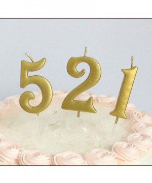 Number Silver 3 Cake Numeral Candles- Birthday Numeral Candles for Birthday- Wedding- Theme Party- Celebrating (Sivler 3) - S...