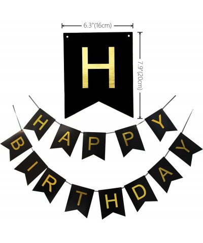 Classy 22ND Birthday Party Decorations Kit-Black Happy Brithday Banner-Silver 22 Mylar Foil Balloon- Star- Latex Balloon-Hang...
