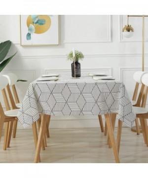 Washable Polyester Table Cover Square for Dining Room/Kitchen Room- Waterproof Tablecloth English Bulldog Decorative for Wedd...