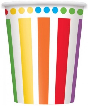 9oz Rainbow Party Cups 8ct - CY11JT55I97 $5.73 Tablecovers