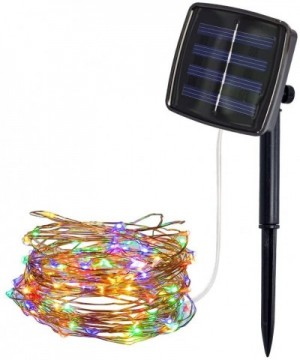 Solar String Lights-5M 50 LED Copper Wire Lights- Fairy Lights-Solar String Lights Outdoor Waterproof Solar Decoration Lights...