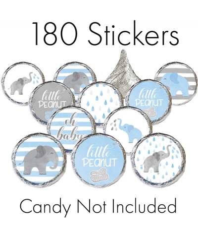 Blue Elephant Baby Shower Favor Stickers - 180 Labels - CK18LRWGM6W $5.62 Favors