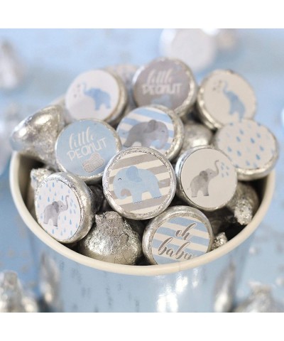 Blue Elephant Baby Shower Favor Stickers - 180 Labels - CK18LRWGM6W $5.62 Favors