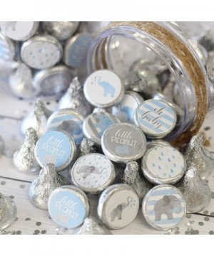 Blue Elephant Baby Shower Favor Stickers - 180 Labels - CK18LRWGM6W $5.62 Favors