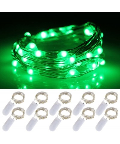 Battery Operated Fairy Lights 10 Sets of 2M /20 LED-Amazingly Bright - Ultra-Thin Flexible Easy to Wrap Silver Wire for Hallo...