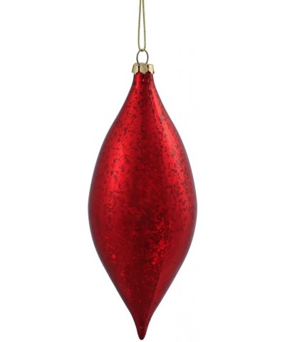 Plastic Shiny Mercury Drop with 4/Clear PVC Box- 7"- Red - Red - CT120F8JHJN $7.98 Ornaments