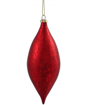 Plastic Shiny Mercury Drop with 4/Clear PVC Box- 7"- Red - Red - CT120F8JHJN $7.98 Ornaments