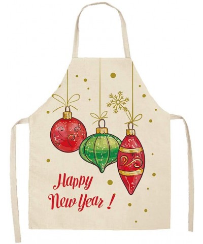 Christmas Christmas Personality Apron Bar Restaurant Waiter Christmas Decoration- Christmas Ornaments Advent Calendar Pillow ...