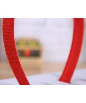 Hair Hoop Xmas Hair Accessory Headwear Colorful Bow Headband Christmas Holiday Party Supplies Gifts (Red C) - Red C - C918LHO...