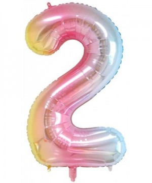 40 Inch Number Balloons Rainbow Helium Foil Mylar Digital Balloons for Party Decorations Supplies - Rainbow - CP18RO06DEG $5....