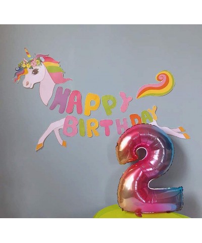 40 Inch Number Balloons Rainbow Helium Foil Mylar Digital Balloons for Party Decorations Supplies - Rainbow - CP18RO06DEG $5....