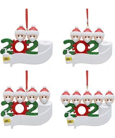 3 Pack Ornament Xmas Tree Ornaments 2020 Christmas Ornament Holiday Decorations Survived Family Christmas Hanging Ornaments f...