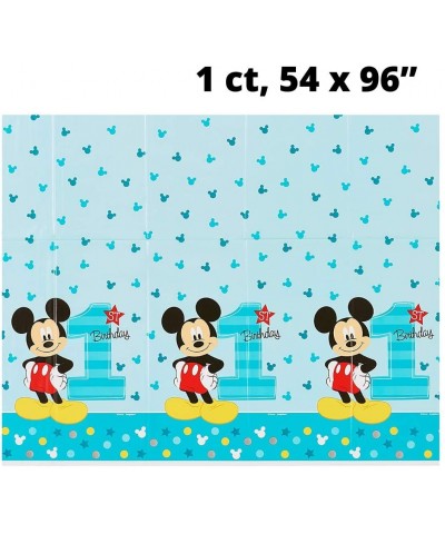 Mickey's Fun to be One Children's 1st Birthday Party Supplies Pack for 16 - Mickey Mouse Themed Decorations and Tableware - C...