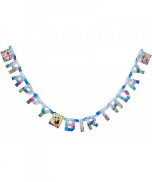 SpongeBob SquarePants Birthday Party Banner- Party Supplies Novelty - CU11F4FSLEF $15.84 Banners