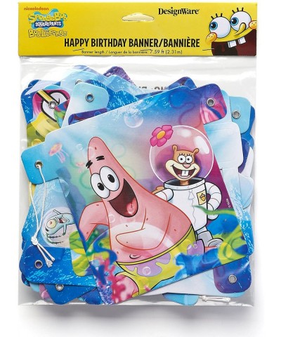 SpongeBob SquarePants Birthday Party Banner- Party Supplies Novelty - CU11F4FSLEF $15.84 Banners