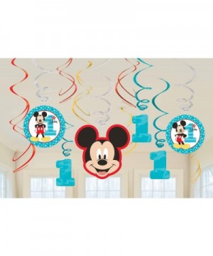 Mickey's Fun to be One Children's 1st Birthday Party Supplies Pack for 16 - Mickey Mouse Themed Decorations and Tableware - C...