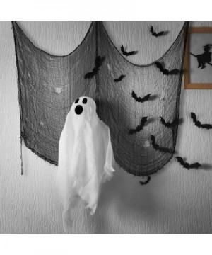 10 Pieces Halloween Creepy Cloth 30 x 72 Inch Spooky Cloth Creepy Gauze Scary Fabric Decorations for Drape Doorways Walls Ent...