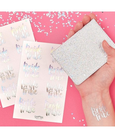 Iridescent Bride Tribe Bachelorette Party Temporary Tattoos 16 Pack - CG18NH4WO23 $7.11 Adult Novelty