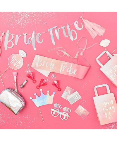 Iridescent Bride Tribe Bachelorette Party Temporary Tattoos 16 Pack - CG18NH4WO23 $7.11 Adult Novelty