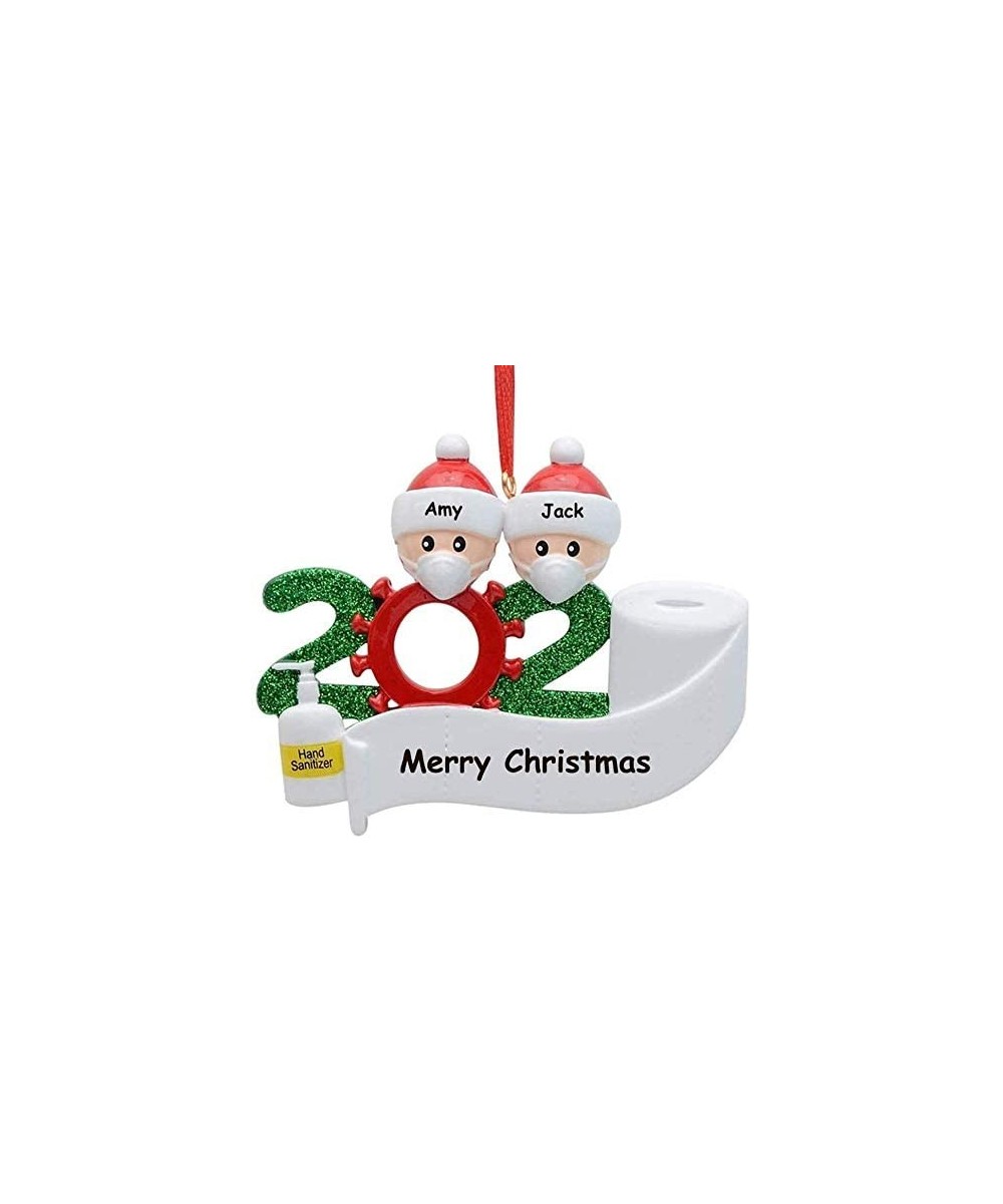 2020 Personalized Name Christmas Ornament kit- 2020 Quarantine Survivor Family Customized Christmas Decorating Kit DIY Creati...