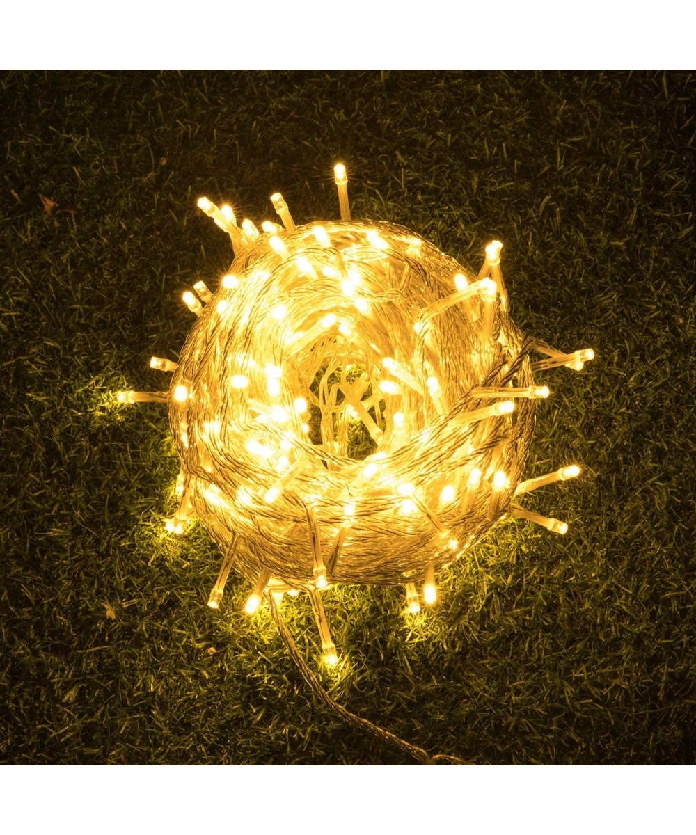 66FT 200 LED Indoor String Light Christmas Fairy String Lights Plug in 8 Modes Extendable for Indoor Outdoor Wedding Birthday...