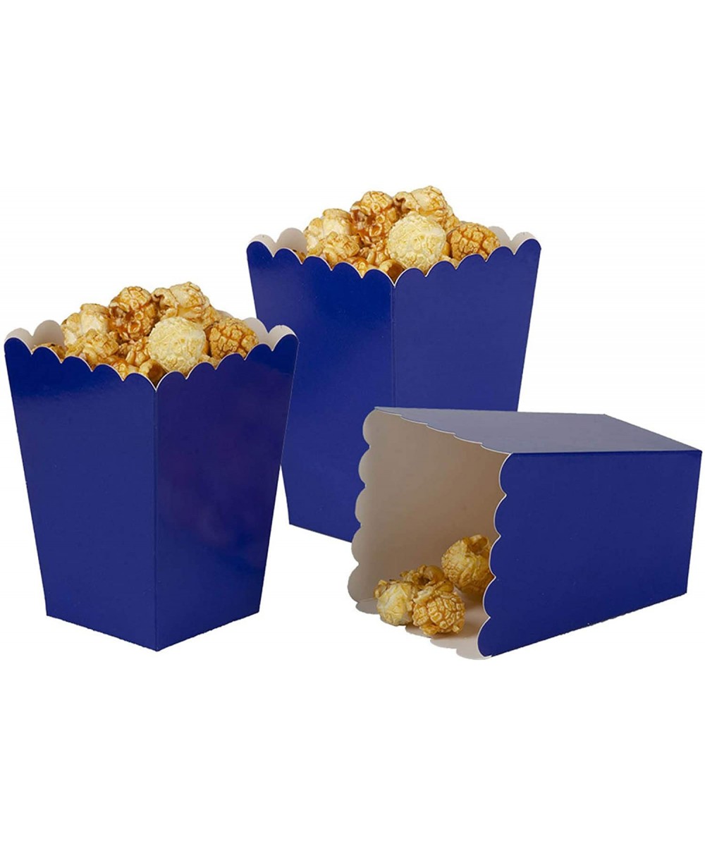 Navy Blue Popcorn Boxes Mini Paper Popcorn Box Cardboard Popcorn Container for Party- Pack of 24 - Navy Blue - CK18AKLCX3G $6...
