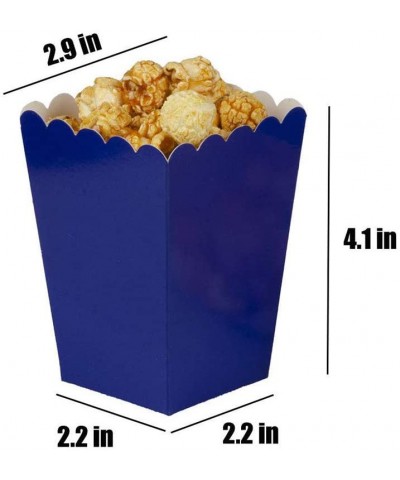 Navy Blue Popcorn Boxes Mini Paper Popcorn Box Cardboard Popcorn Container for Party- Pack of 24 - Navy Blue - CK18AKLCX3G $6...