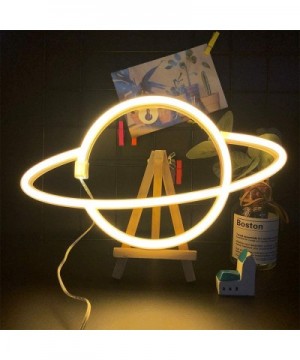 Planet Neon Signs LED Neon Lights Wall Art Decoration-Battery or USB Operated Hanging Neon Signs-Planet Night Lamp Light for ...