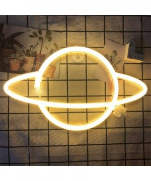 Planet Neon Signs LED Neon Lights Wall Art Decoration-Battery or USB Operated Hanging Neon Signs-Planet Night Lamp Light for ...