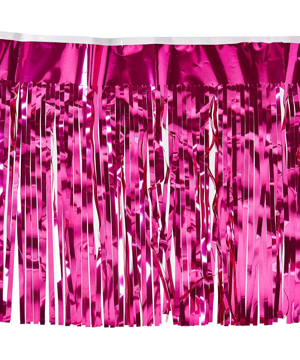 2-Ply FR Metallic Fringe Drape (cerise) Party Accessory (1 count) - Cerise - CD11921PC3P $6.22 Confetti