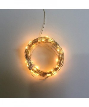 2 Pack 50 Count Mini Led Fairy Lights-Battery Operated Starry Led String Light with Waterproof Battery Box and Timer 6Hours o...