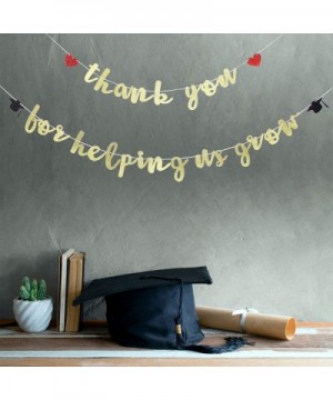 Thank You for Helping us Grow Banner - Graduation Party Decoration- Thankful Teacher/Family Banner- Congrats Graduation Party...